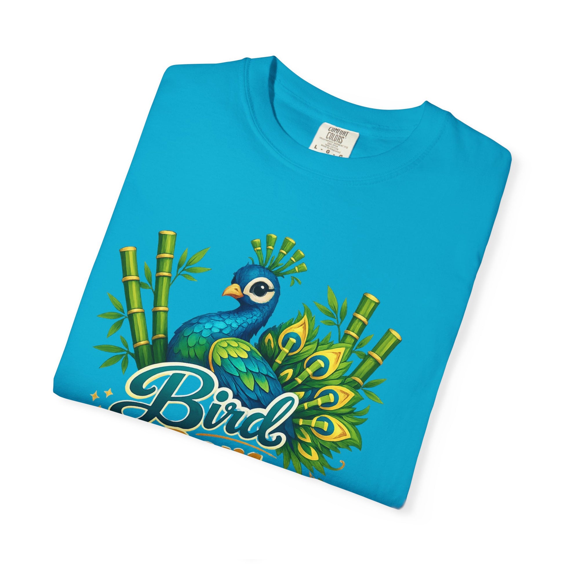 Bird Bam Cheers Peacock Mahjong Graphic T-Shirt - Splash of Color Co.
