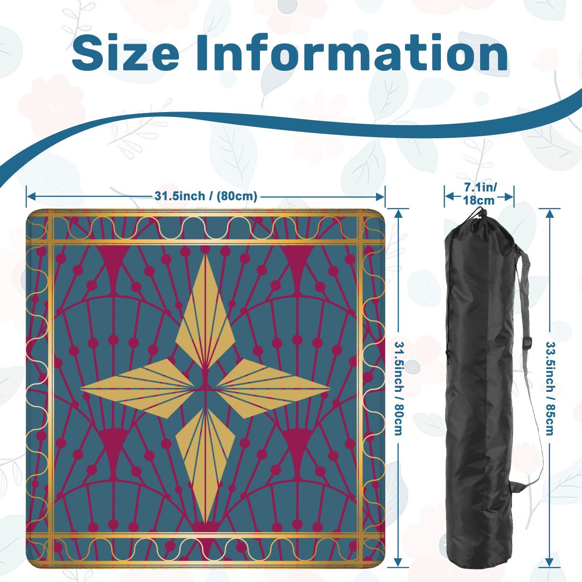 Art Deco Mahjong Mat, Speakeasy Golden Glitz & Berry Blitz - Splash of Color Co.