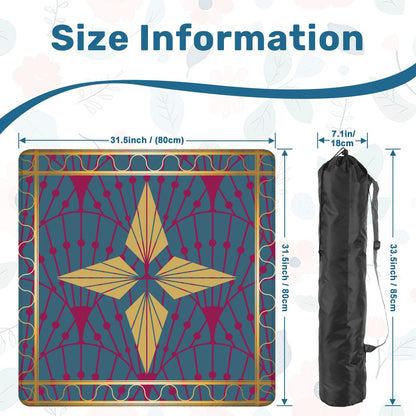 Art Deco Mahjong Mat, Speakeasy Golden Glitz & Berry Blitz - Splash of Color Co.