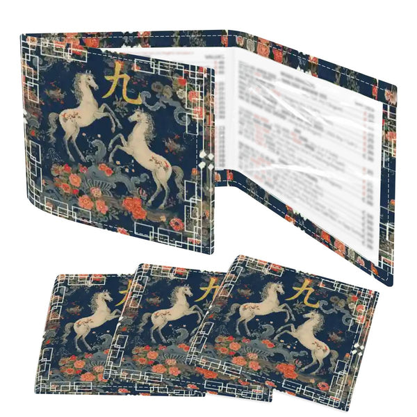 Year Of The Fire Horse 2026 4 Mahjong Card Holder with Line Finder - Splash of Color Co.