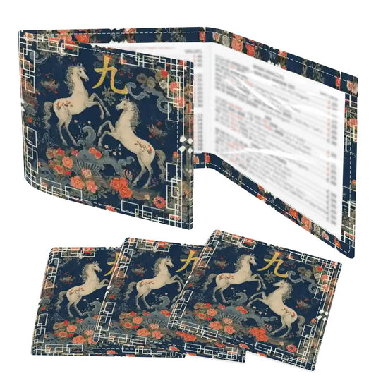 Year Of The Fire Horse 2026 4 Mahjong Card Holder with Line Finder - Splash of Color Co.