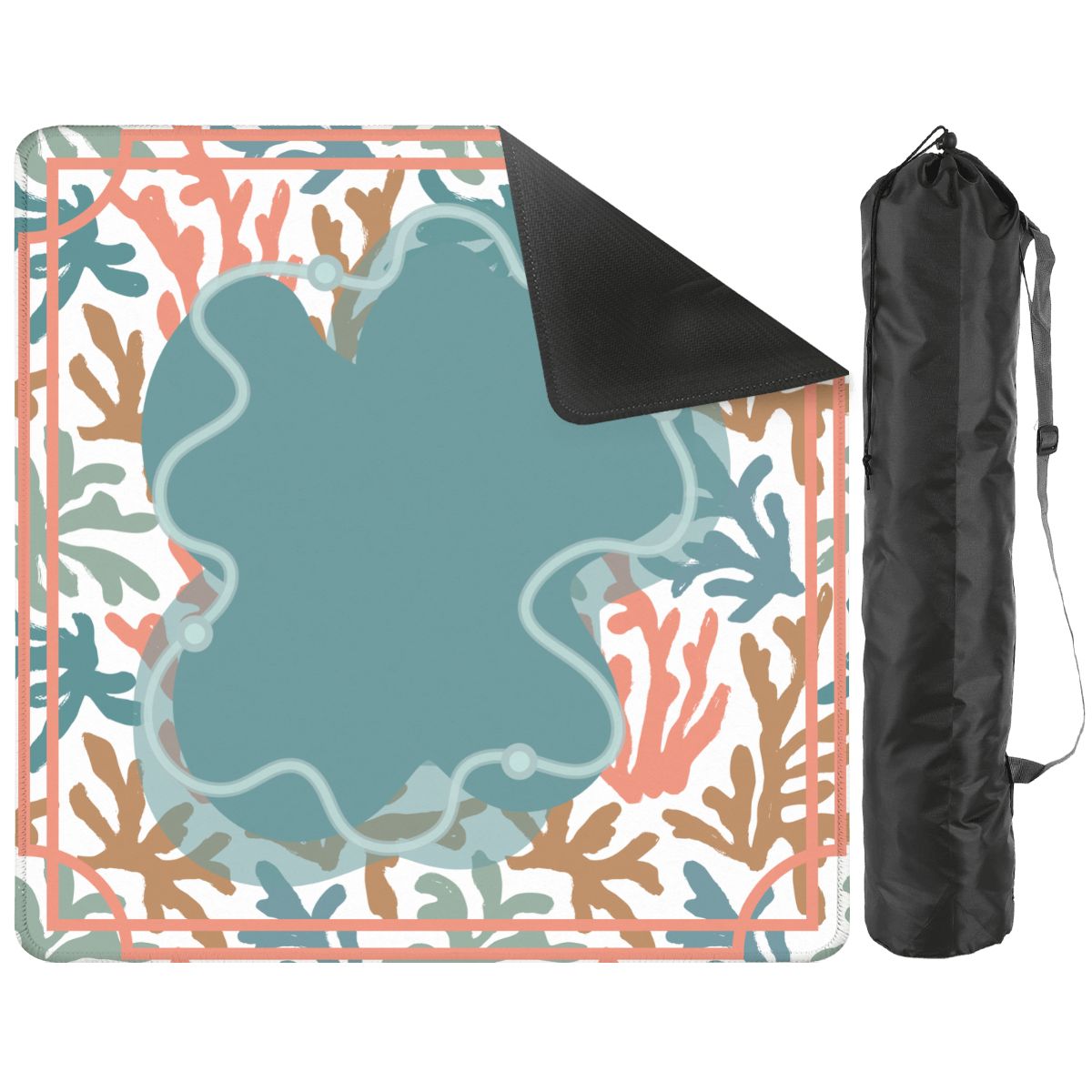 Coral Reef Mahjong Mat - Splash Of Mahj And Color Co.