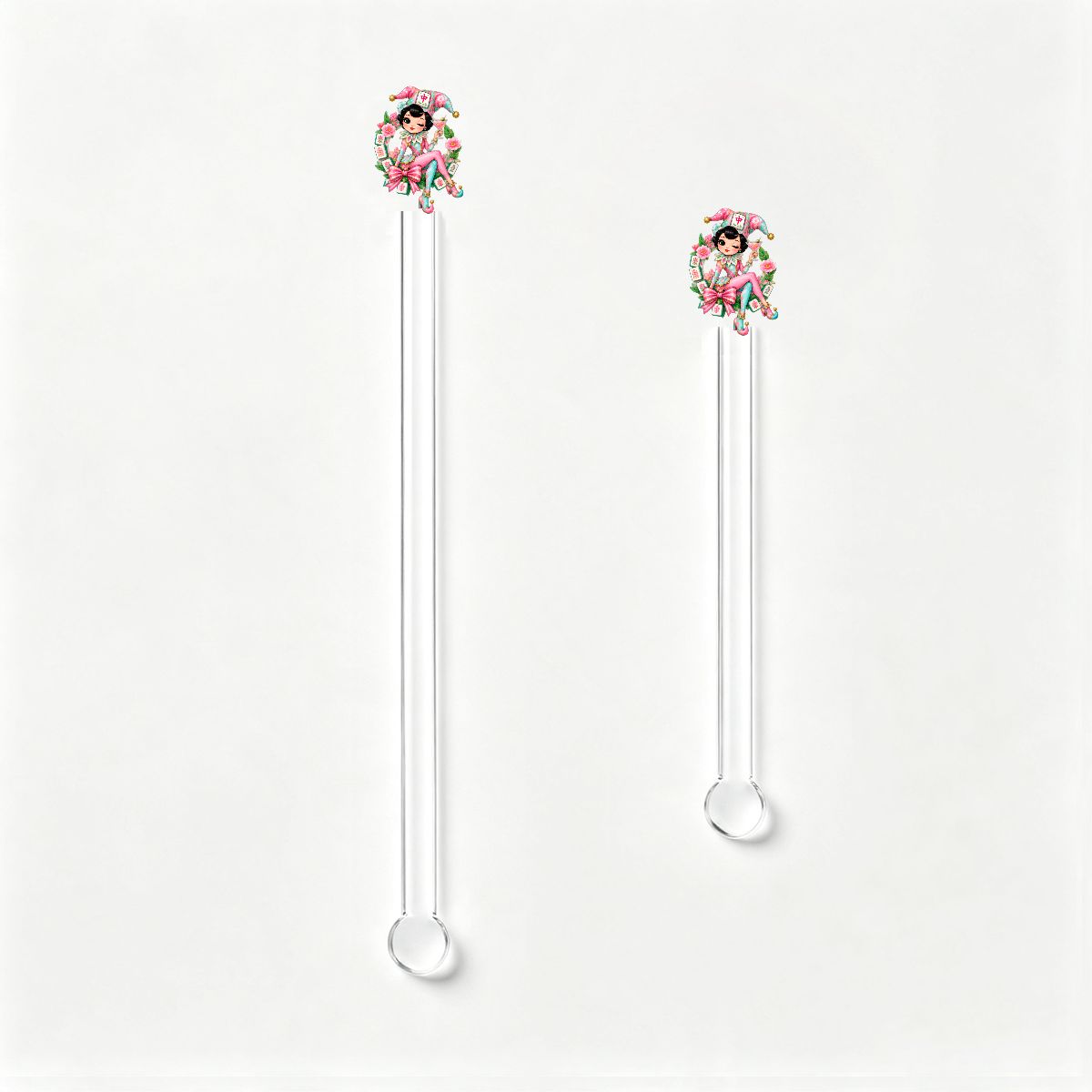 Mahjie The Mascot Cocktail Hour Acrylic Stir Sticks