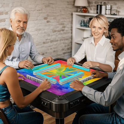LGBTQ Rainbow Tie Dye Mahjong Mat