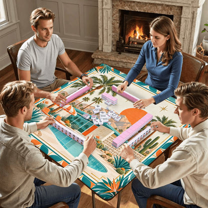 The Modtastic Palms Resort Mahjong Mat