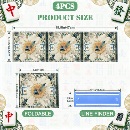 Once Upon A Mahjong Ink And Ivy 4 Mahjong Card Holder with Line Finder - Splash of Color Co.