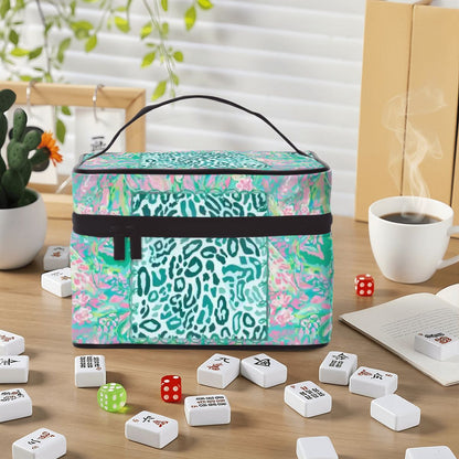 Preppy Pastel Cotton Candy Wild Thing Portable Mahjong Tile Bag - Splash of Color Co.