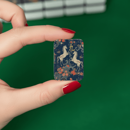 Mahjong Firehorse American Mahjong Tiles And Carry Case Bundle Set - Splash Of Mahj And Color Co.