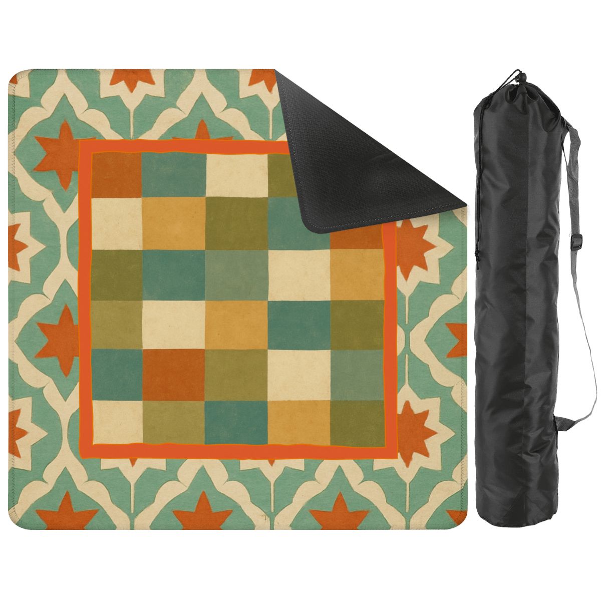 Moderncentric Geometric Mahjong Mat - Splash of Color Co.