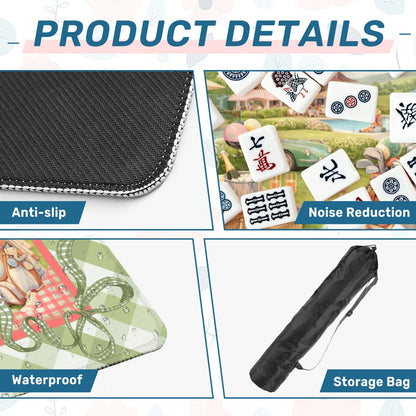 Mahj At The Club, Country Club Mahjong Mat - Splash of Color Co.