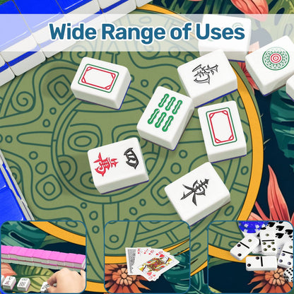 Tiki Time Infusion Tropical Mahjong Mat - Splash of Color Co.