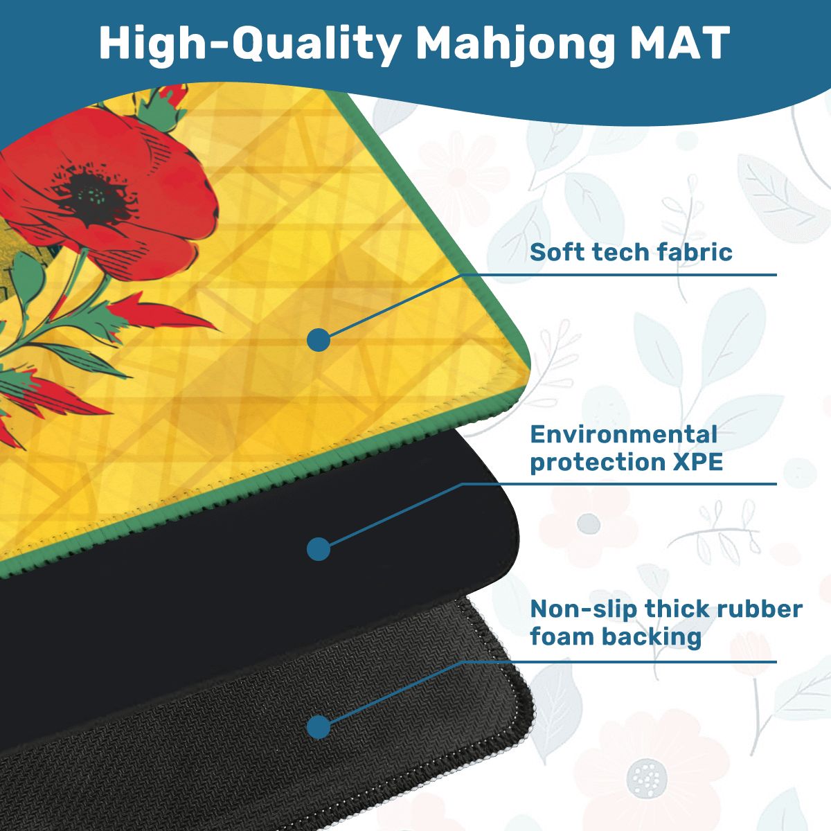 Follow The Yellow Brick Road Wizard Of Oz Mahjong Mat - Splash of Color Co.