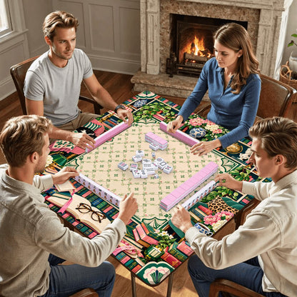 Mahj Between the Lines Book Lover Mahjong Mat