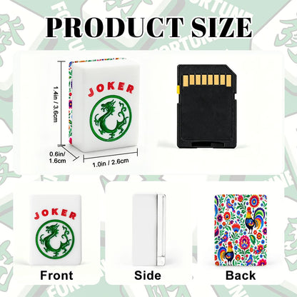 Wycinanki Polish Folk Art, Rooster American Mahjong Tiles And Carry Bag Case - Splash Of Mahj And Color Co.