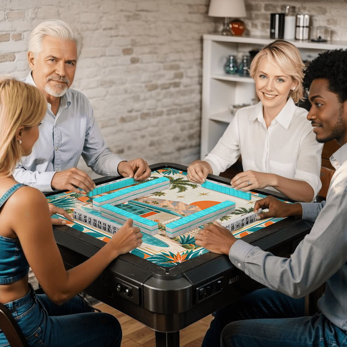 The Modtastic Palms Resort Mahjong Mat