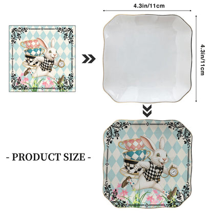 Go Ask Alice Scalloped Ceramic Mahjong Dice Tray