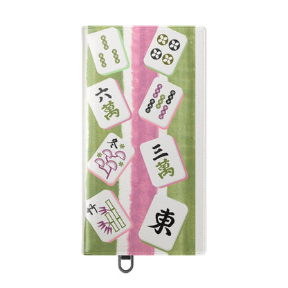 Colorful Mahjong Flip Cases for Phones, Unique Phone Cover, Gift for Gamers, Handheld Device Protection, Stylish Phone Accessory