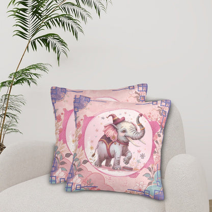 Asian Elephant Tilly Tusk Garden Pillow Covers - Splash of Color Co.