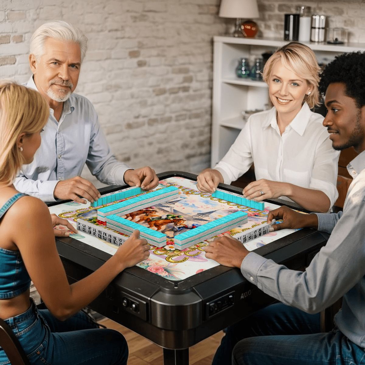 Kentucky Derby Mahjong Mat - Splash of Color Co.