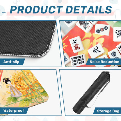 FOUR SEASONS OF FORTUNE Mahjong Mat - Splash of Color Co.