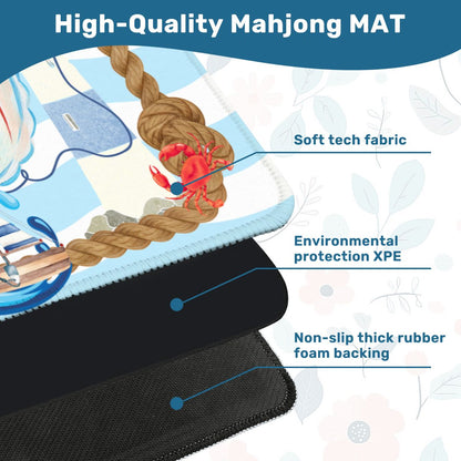 New England Nautical Mahjong Mat - Splash of Color Co.