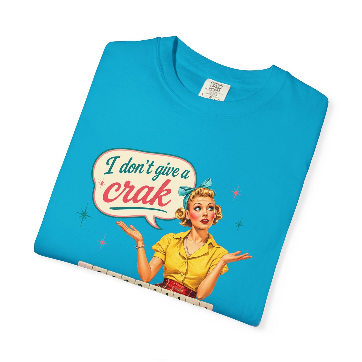 I Don’t Give a Crak Funny Mahjong T-Shirt