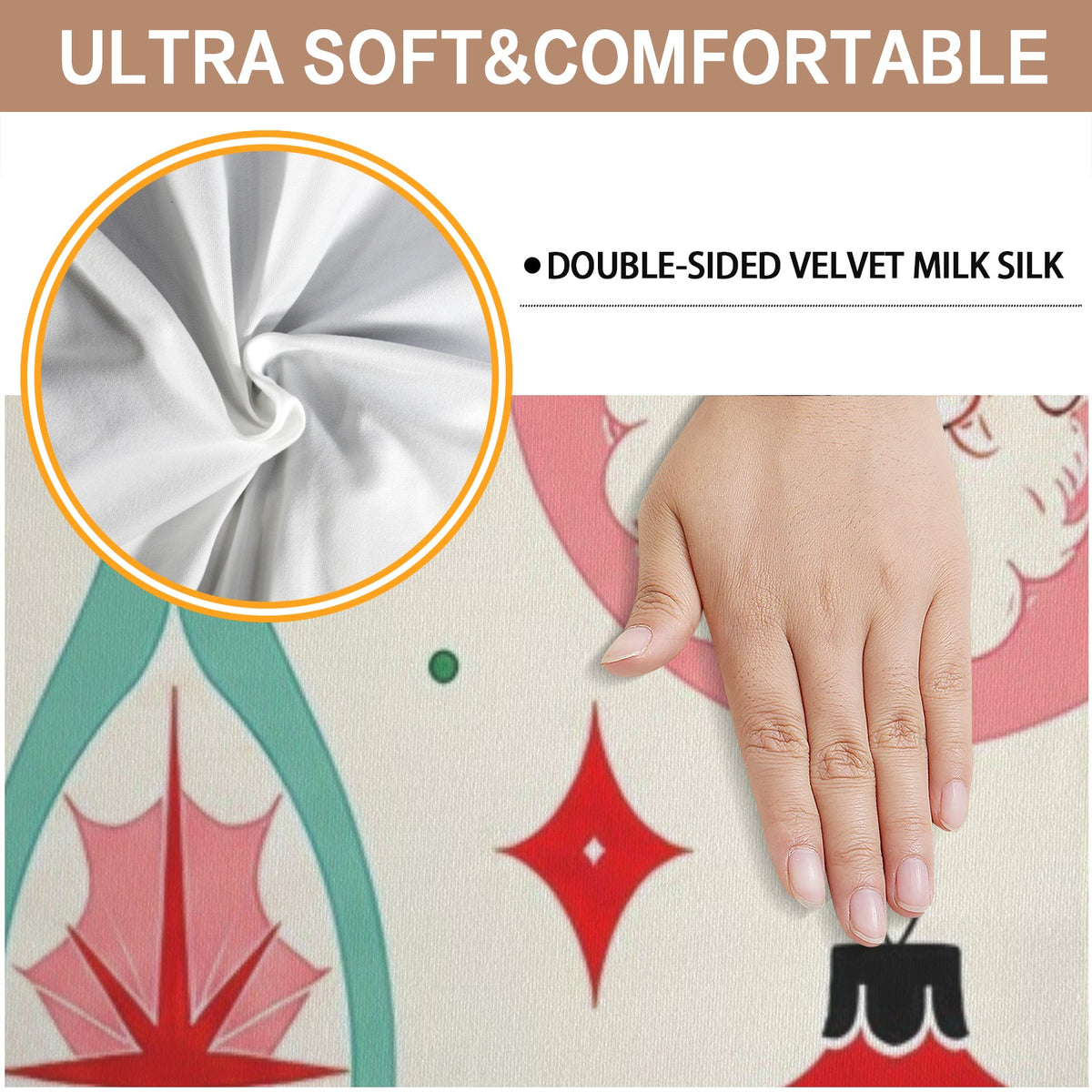 Ho Ho Ho Nostalgic Mahjong Santa Custom Chair Cover (Pack of 4) - Splash Of Mahj And Color Co.