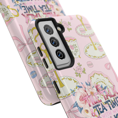 Tea Time Mahjong Phone Case - Stylish Tough Phone Case for Gamers, Tea Lovers, Unique Gift, Protection, Fun Design