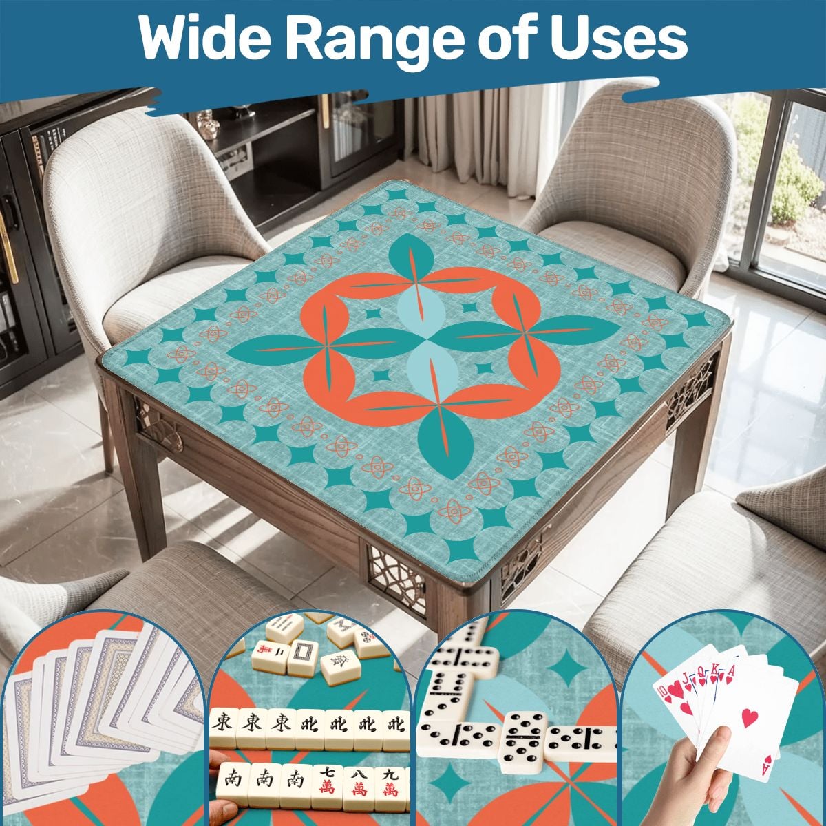 Modern Scandinavian Nord Still Mahjong Mat - Splash of Color Co.