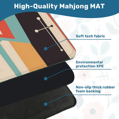 Mod Squad Mahjong Mat Lucky Grid - Splash of Color Co.