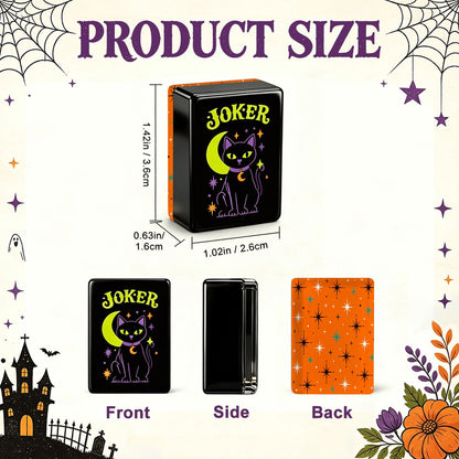 The Mod Mash Pumpkin Hex Halloween Mahjong Tiles And Carry Case