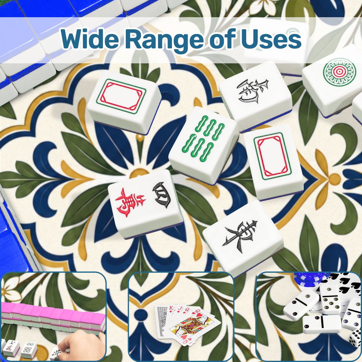 Mediterranean Olive Old World Tuscan Mahjong Mat - Splash Of Mahj And Color Co.