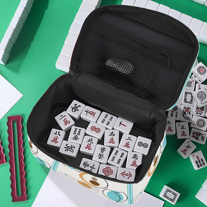 Mahjong Modern Purist Portable Tile Bag - Splash of Color Co.