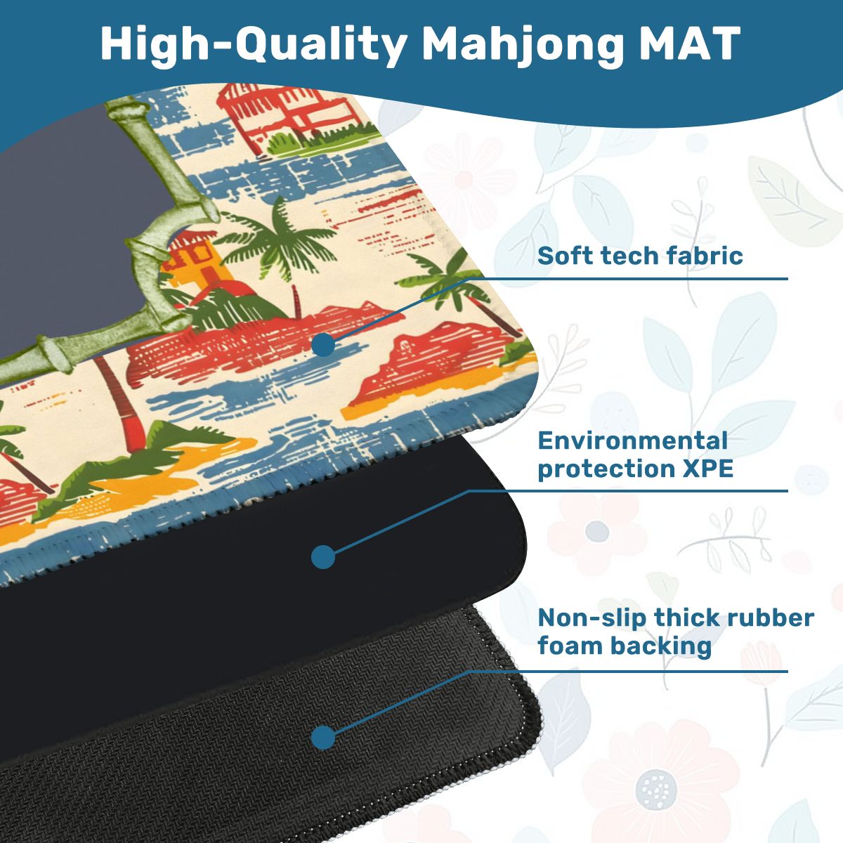 Old World Heritage Mini Mahjong Mat - Splash of Color Co.