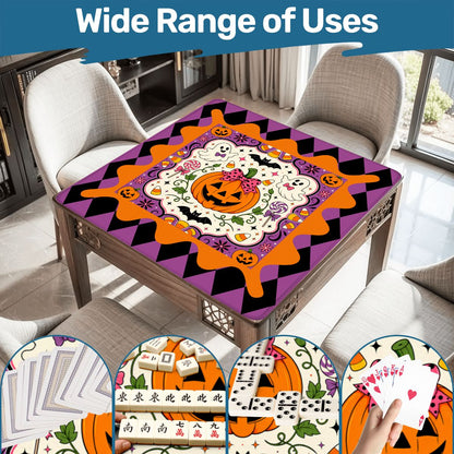 Candy Corn & Cackles Mahjong Mat Custom Mahjong Mat