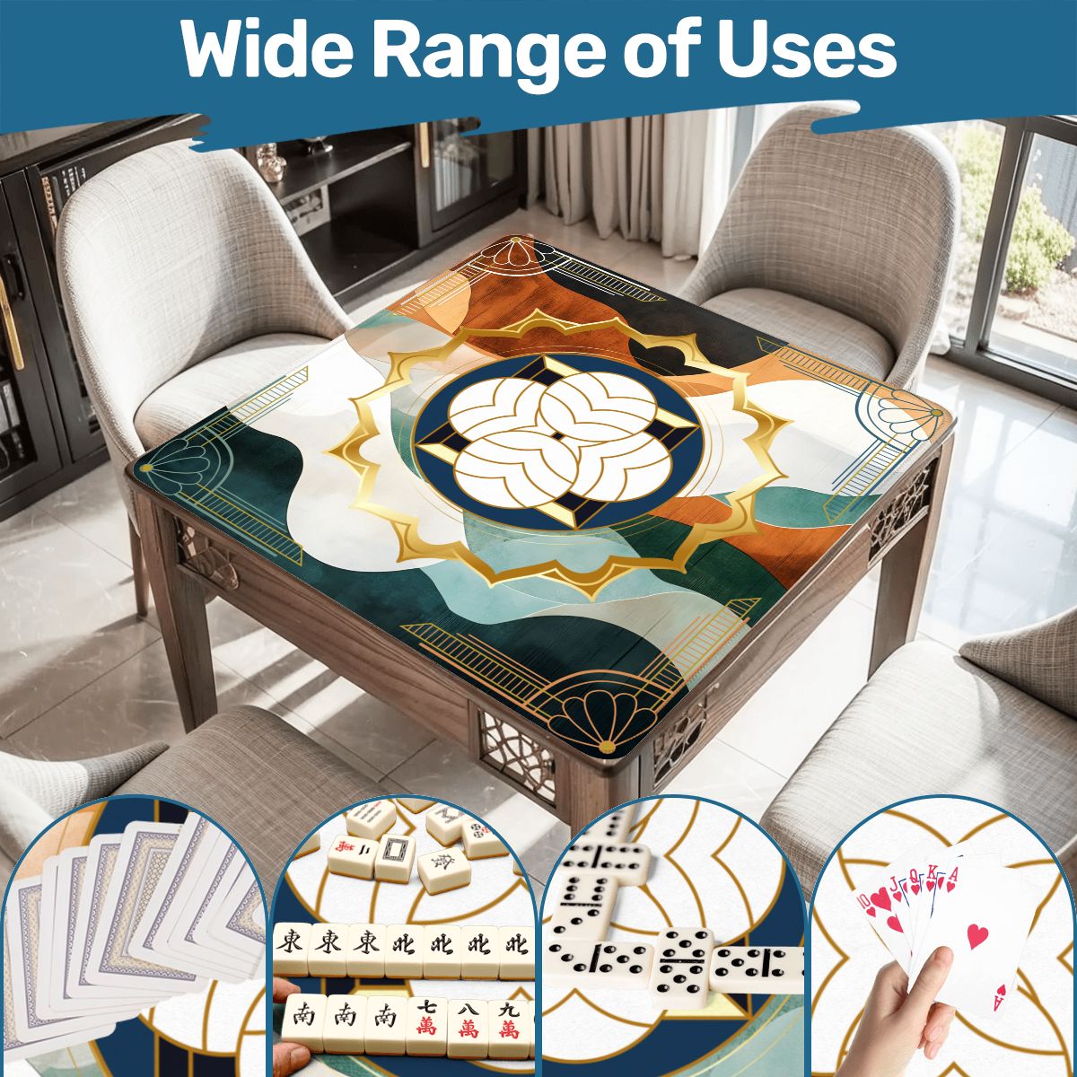 Art Deco Mahjong Mat Speakeasy Collection - Splash of Color Co.