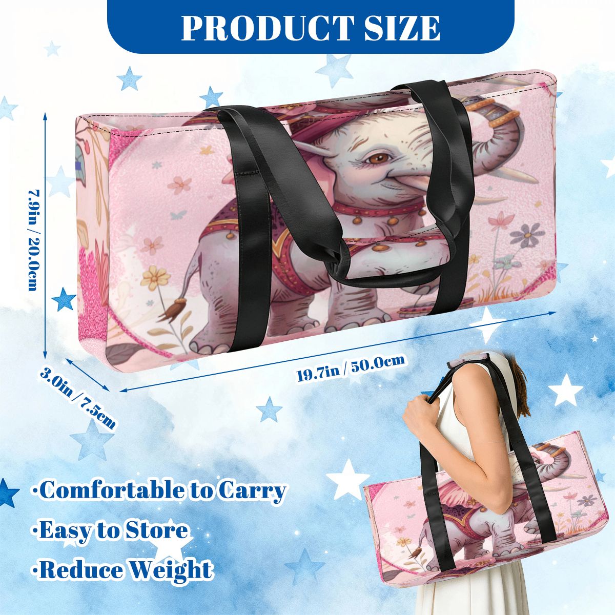 Tilley Tusk Magical Tile And Rack Bundle Mahjong Bag Set - Splash of Color Co.