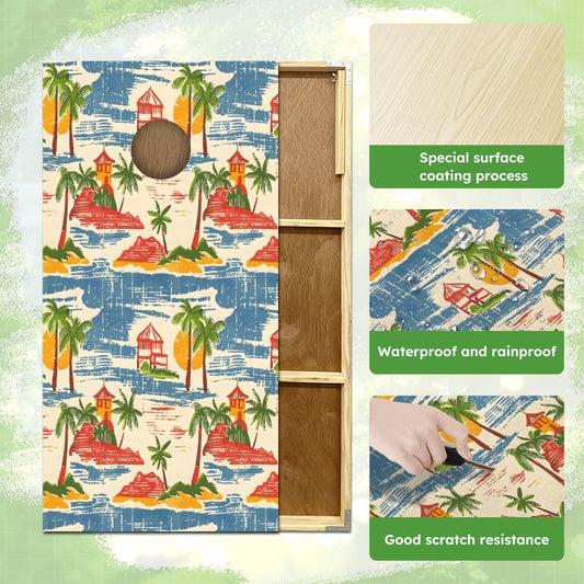 Old World Heritage Tropical Cornhole Set 1Pcs