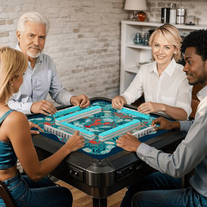 Nautical Nellie Sea Of Life Whimsical Mahjong Mat - Splash of Color Co.