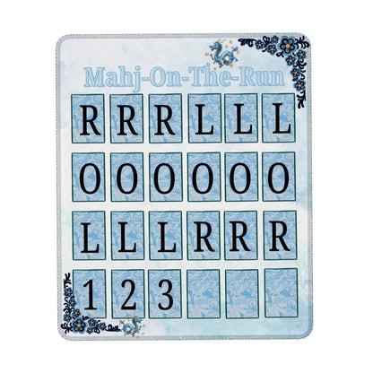 Mahj On The Run Dragon Tales Mini Mahjong Game Pad Stitched Edge (Vertical) - Splash of Color Co.