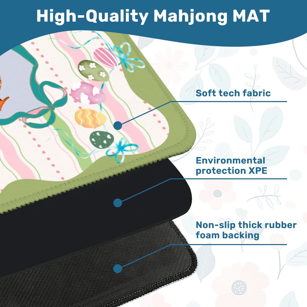 Chic & Giggles Springtime Bliss Mahjong Mat - Splash of Color Co.