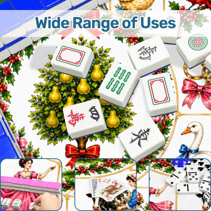 The 12 Days Of Christmas Mahjong Mat