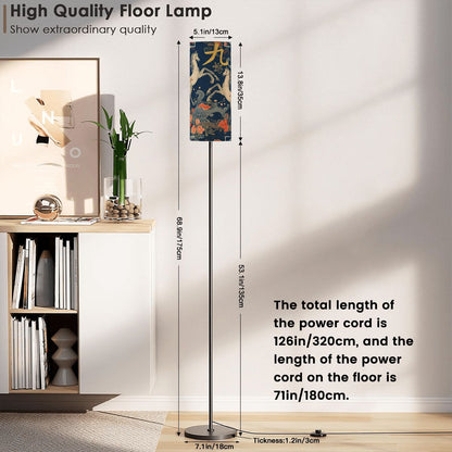 Year Of The Firehorse Modern Floor Lamp - Splash of Color Co.