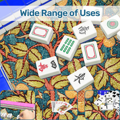 William Morris Inspired Rose Wreath Mahjong Mat