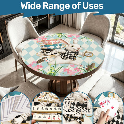 Go Ask Alice Harlequin Romance Round Mahjong Mat