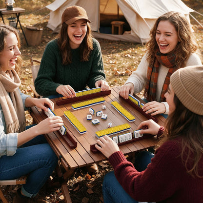 Let The Sunshine In Yellow 3layer American Mini Mahjong Set - Splash Of Mahj And Color Co.