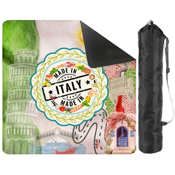 Italian Foodie Mahjong Mat, Tour Of Italy - Splash of Color Co.