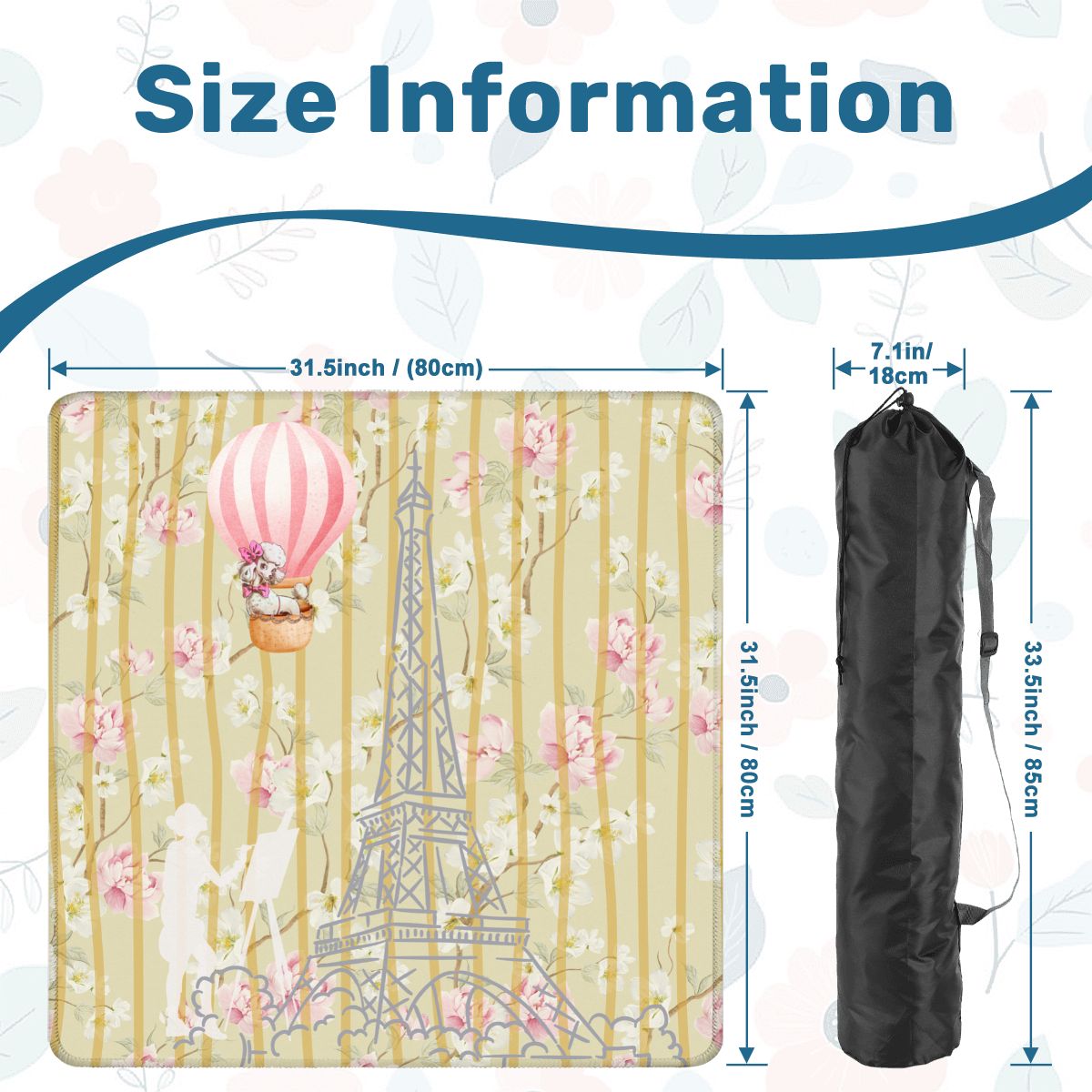 The French Connection Mahjong Mat - Splash of Color Co.