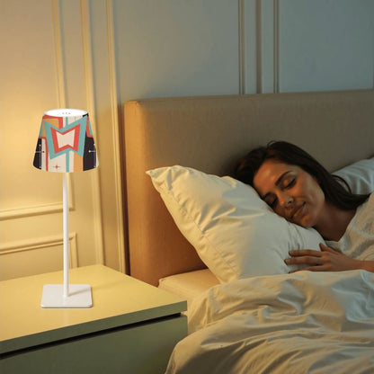 Mod Squad Modern Mahjong LED Cordless Table Lamp - Splash of Color Co.