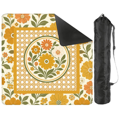 Cane You Dig It Woven Garden Mahjong Mat